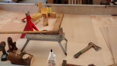 Erste 3 Platten geklebt 1