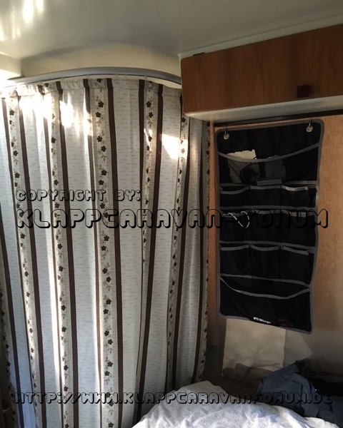 Aufbewahrungsmöglichkeiten im Camp-let Safir