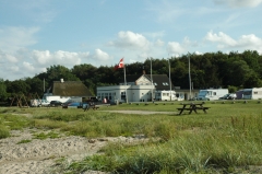 Broager Blick vom Strand zum CP