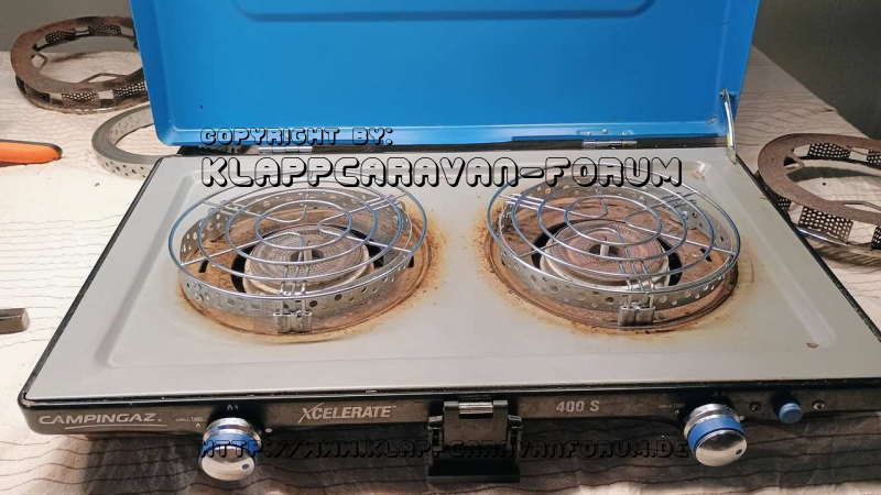Neue Topfhalter Campingaz Excellerate 400