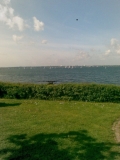 Blick von Möltenort auf die Kieler Förde
