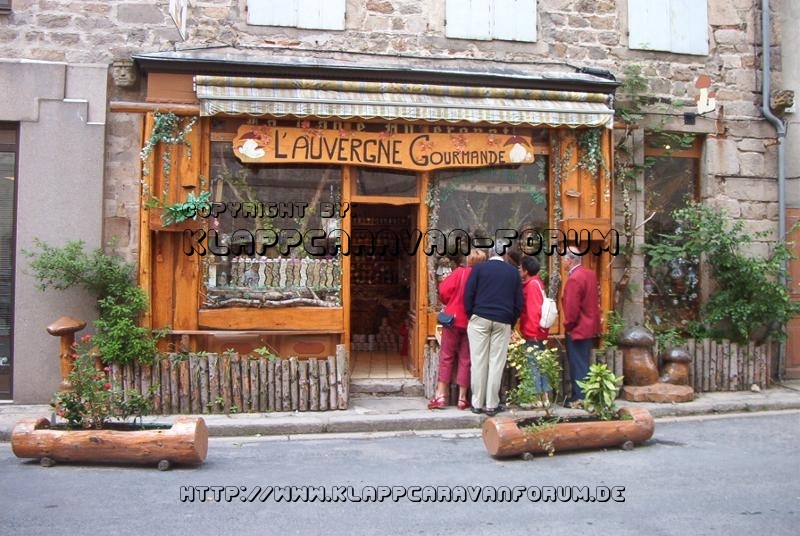Spezialitätenladen in La Chaise-Dieu - Haute-Loire - Auvergne