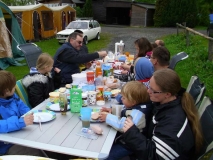 am Ende der Tafel angekommen