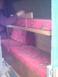 Aufbau Casita - Bettseite mit Etagenbett