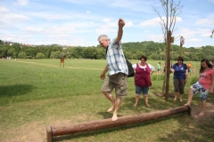 Nahe am Sommer 2011 - Monzingen - Barfußpfad Bad Sobernheim - Wackelbalken - 1