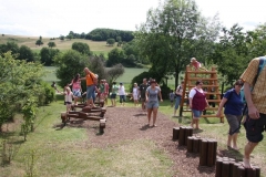 Nahe am Sommer 2011 - Monzingen - Barfußpfad Bad Sobernheim - Gleichgewichtsübungen - 1