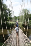 Nahe am Sommer 2011 - Monzingen - Barfußpfad Bad Sobernheim - Hängebrücke - 1