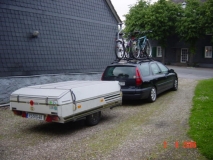 Unser Gespann Reisefertig