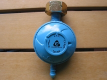 Druckregler blau