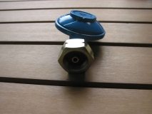 Druckregler blau