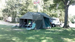 Camping an der Elbe